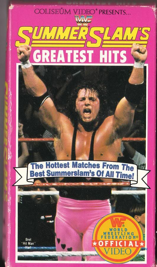 Wwf Summerslam Greatest Hits Coliseum Video Bret Hart Vhs Ebay